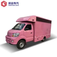 China HOWO brand 4x2 small mobile kitchen vehicle with screan price in Africa manufacturer