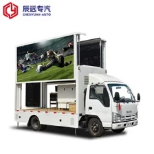 China ISUZU Brand 100P Series mobile LED truck in p5,p6,p8 screen plate factory manufacturer