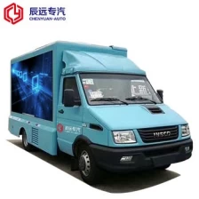 China IVECO brand 4x2 mobile outdoor advertising truck with screen truck for sale manufacturer