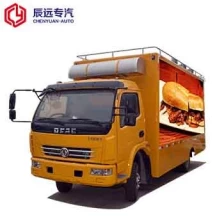 China Mobile fast food vans & truck images in singapore manufacturer