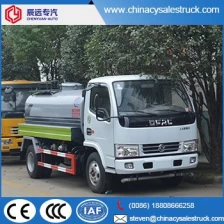 China Small water transport truck capacity  6000L water tanker manufacturer