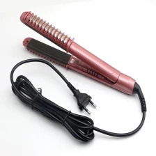 China 2 in 1 hair styler hair flat iron for hair styling convenient usage nano silver ceramic with tourmaline and argan oil infused high quality plates F601HX manufacturer