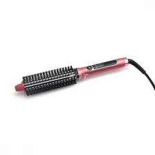 China LED digital volume brush hair care heated brush ESC-8316 manufacturer