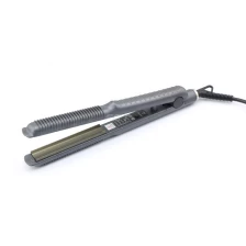 China Professional PTC hair straightener with groove plate F178C manufacturer