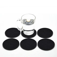 China 1pc Non-Slip Silicone Drink Coaster mat ,Protect Furniture Against Spills manufacturer