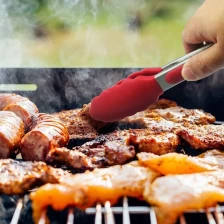 Chine Amazon Hot Factory Direct 7 9 12 pouces Pinces barbecue en silicone, pinces pour la cuisine fabricant
