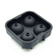 China Zoals gezien op Amazon Factory Direct 4 Cavity 1.8 "Silicon Ice Sphere Mold fabrikant