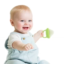 中国 Bhd出牙缓解抚慰奶嘴婴儿咀嚼玩具镶嵌食品级牛奶冷冻冰淇淋胶 制造商