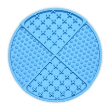 China BPA Free Food Grade Silicone Dog Lick Pad for Fun Anxiety Relief Slow Feeder Licking Mat for Pet Training manufacturer
