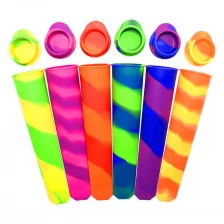 China Benhaida Set Of 6 FDA approved Silicone Ice Pop DIY lolly silicone popsicle mold fabrikant