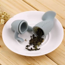 porcelana Proveedor del infusor del té del silicón de China, infuser del té del silicón del grado del alimento del 100%, fila floja del té del silicón de la hoja fabricante