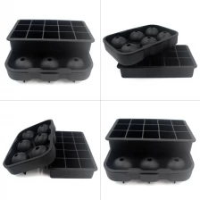 China China Großhandel Silikon Eis Würfel Tray Mold Lieferant, Flexible Silikon Eis Ball Mold Maker Hersteller Hersteller