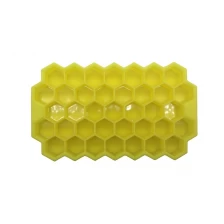 China Chinese supplier 37 Cavity FDA Silicone Honeycomb shaped Ice Cube Mold Wholesale manufacturer
