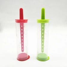 Çin Creative Plastic Ice Pop Molds for Frozen Fruit Popsicles, DIY Ice Lolly Mould üretici firma