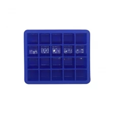 China Factory Direct 20 Cavity FDA Silicone 1 "Ice Cube Tray Groothandel fabrikant