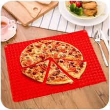 China Factory Direct Easy to Clean Microwave Pyramid Silicone baking grilling mat manufacturer