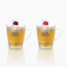 China Hittebestendige Teamong Monkey Tea Infuser, Monkey Shape Silicone Thee Kruiden Spice Infuser fabrikant