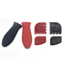 Китай Термостойкий набор из 6 силиконовых держателей ручек для горшков, пластиковый поддон для гриля производителя
