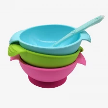 China NEW FDA Approved Silicone Baby Food Bowl with Suction Cup manufacturer