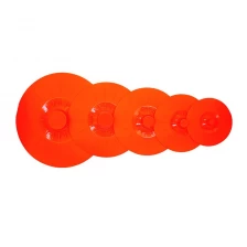 China New Arrival Factory Direct Light Cheap Practical Silicone Suction lids set of 5 manufacturer