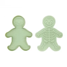 China Premium Food Grade Cookie Stamp Biscuit Cutter wholesale, Cookie Stamp for Gingerman Skeleton manufacturer