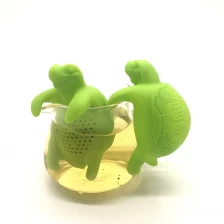 China Schildkröte-Entwurfs-Silikon-loser Tee-Infuser-Silikon-Tee-Infuser-Sieb Hersteller