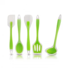 China Wholesale kitchen utensils silicone spatula set , BPA Free cooking utensil manufacturer