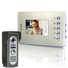 porcelana 4.3 pulgadas video de la puerta del timbre del teléfono de intercomunicación con desbloqueo Función de comprobación de PY-V455M11 fabricante