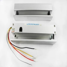 China Frameless glass doors up and down power plug lock PY-EL8 manufacturer