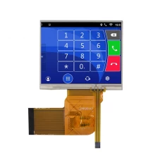 中国 320 * 240分辨率TFT LCD FPC面板屏幕LCD显示FPC 3.5英寸触摸屏面板，具有RGB MCU SPI接口（KWH035ST54-F02） 制造商