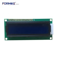 China Boa qualidade COB monocromático azul lcd tipo 16x2 módulo lcd com retroiluminação LED branco (WC1602A1SGW6B-D) fabricante