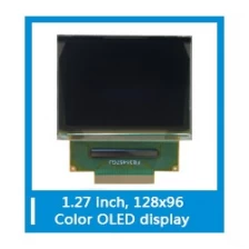 China Small size lcd display spi interface 1.27 inch color oled screen 128x96 blue oled microdisplay(KWH0127UL01) manufacturer