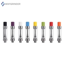 China Best Grinder Best Selling CBD Thick OIl Vape Cartridge with Colored Top CTIP manufacturer