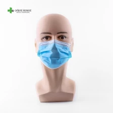 الصين 3 رقائق الأذن حلقة قناع الوجه الجراحي المتاح الصانع