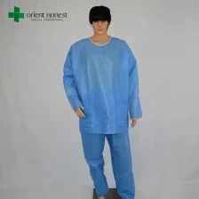 China China disposable blue protective two piece coverall suit manufacturer manufacturer