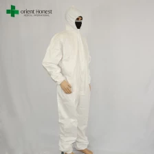 Китай Китай одежда одноразовая безопасности оптом, одноразовые ленты 5 6 промышленная форма, SF микропористые общие защитные костюмы производителя