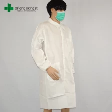 China China atacado protecção casacos de roupas laboratório médico, fábrica de descartáveis ​​jaleco respirável, SF película microporosa jaleco à prova de água fabricante