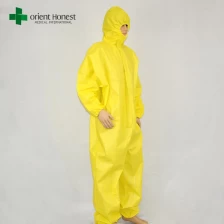 China China workwear product type coverall,type 5 type 6 impervious coverall, chemical resistant coverall disposable manufacturer