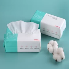 Cina Salviettine secche del viso in cotone 60count, tessuto di cotone per asciugamano per il viso monouso profondamente produttore