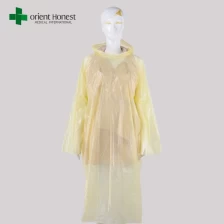 China Disposable PE waterproof poncho supplier in China manufacturer