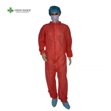 China Disposable PP/PP+PE SMS Microporous protective safety clothing direct manufacturer manufacturer