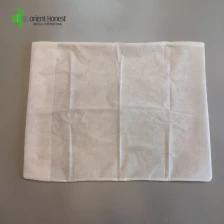 China Hubei manufacturer SMS disposable pillow cover with edgefold manufacturer