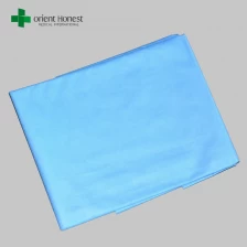 China Einmalige Verwendung Bettdecke mit elastischen, Einbau Einweg Bettwäsche, sterile OP-Blatt-Workshop Hersteller