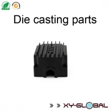 China Black powder coated aluminum die casted transformer case manufacturer
