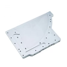 porcelana Pieza de placa de aluminio que trabaja a máquina del CNC chino del OEM, calidad del ISO 9001, piezas de aluminio fabricante