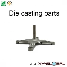 China Zinc alloy precise die casted mechanical bracket with fittings manufacturer