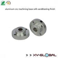 China CNC-Präzision bearbeitete Teile Fabrik, Aluminium CNC-Bearbeitung Basis mit Sandstrahlen Ende Hersteller