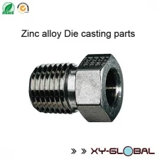 porcelana piezas de fundición a presión de zinc China, niquelado negro zince aleación de reducción de buje fabricante