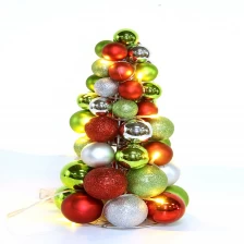 China 12" Popular Color Metal Cone Prelit christmas tree manufacturer