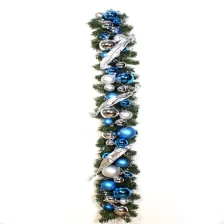 porcelana guirnalda de la Navidad de 180cm azul fabricante